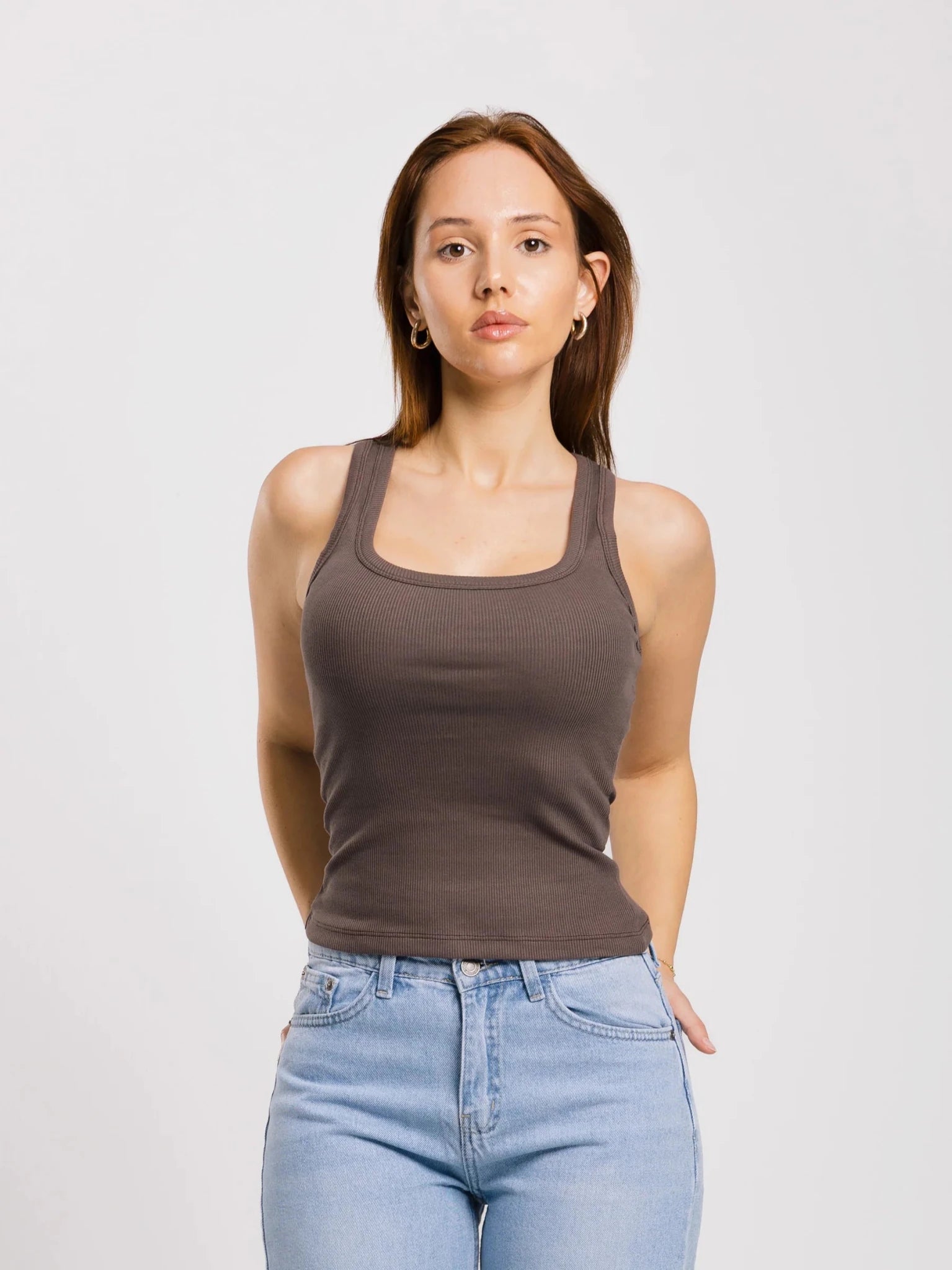 Top sans manches à col U - ELEM