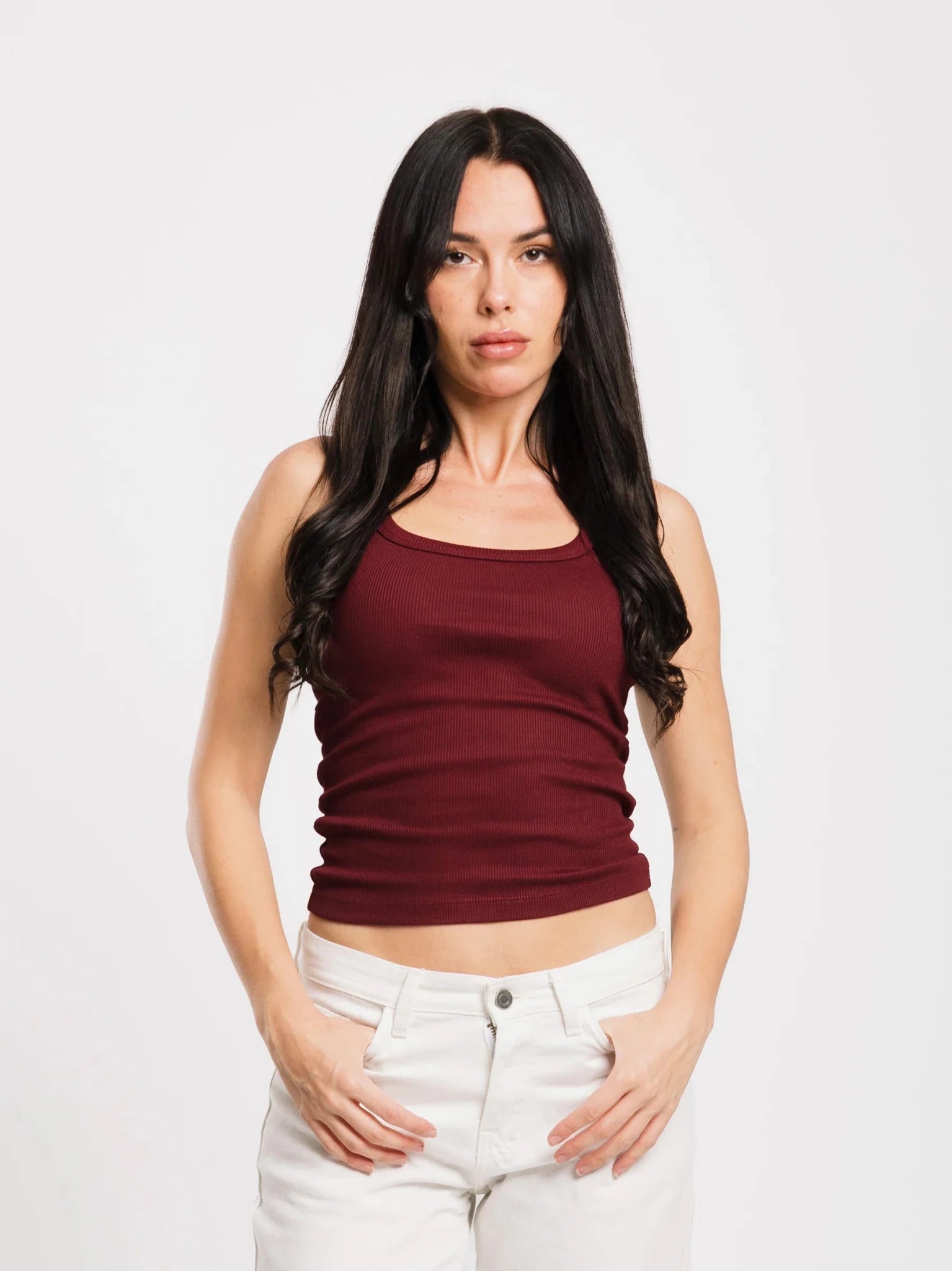 Top sans manches à col U - ELEM